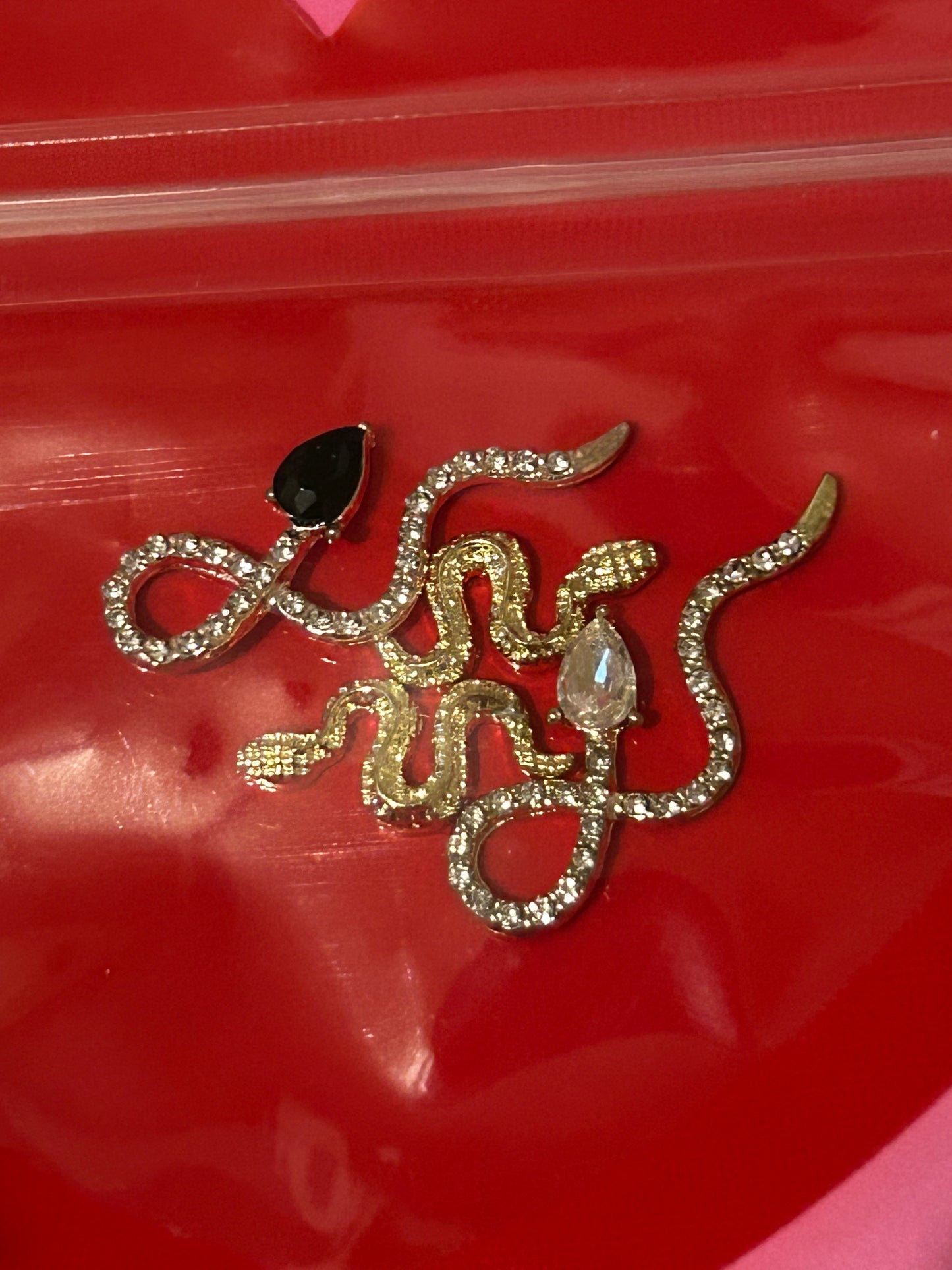 Snake Nail Charms