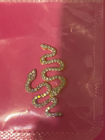 Snake Nail Charms